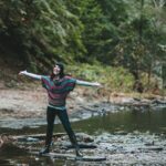 happy woman, river, stream-1209728.jpg